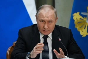 Tổng thống Nga Vladimir Putin. 