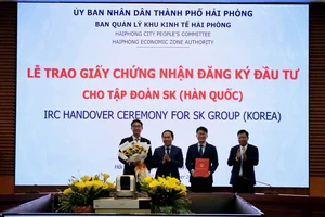 Tập đoàn lớn thứ 2 của Hàn Quốc đầu tư dự án 500 triệu USD vào Hải Phòng