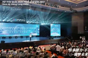 Xác minh về dòng chữ bất thường tại hội nghị có hàng nghìn khách Trung Quốc ở Hạ Long