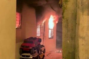 Hải Phòng: Cháy nhà nghi do sạc pin qua đêm 