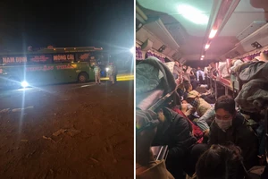 81 người bị nhồi nhét trên xe khách 41 chỗ