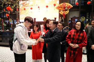 Gần 300 du khách Hàn Quốc 'xông đất' vịnh Hạ Long năm mới Giáp Thìn