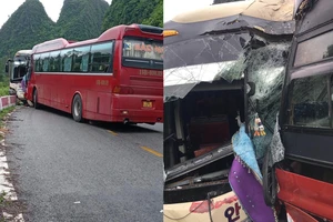 Hai xe khách đối đầu trên đảo Cát Bà, tài xế tử vong, du khách bị thương nhẹ