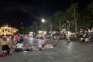 Lộn xộn tại dải vườn hoa trung tâm thành phố Hải Phòng