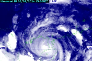 Bão số 3 bắt đầu tiến gần vào Vịnh Bắc Bộ, Bạch Long Vĩ đã có gió giật cấp 10