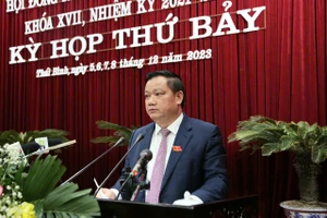 Chủ tịch tỉnh Thái Bình được bầu làm Bí thư Tỉnh ủy