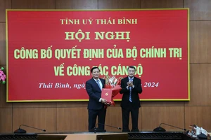 Bộ Chính trị chuẩn y ông Nguyễn Khắc Thận làm Bí thư Tỉnh ủy Thái Bình