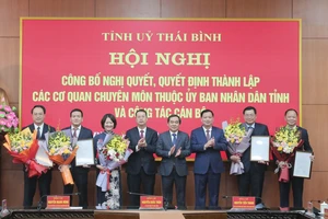 Thái Bình có 5 tân lãnh đạo sở