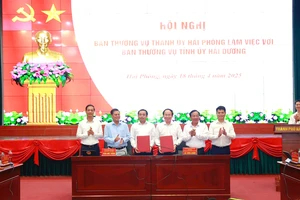 Hải Phòng và Hải Dương họp bàn việc hợp nhất