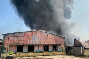 Cháy xưởng lao động dạy nghề trong trại giam Quảng Ninh