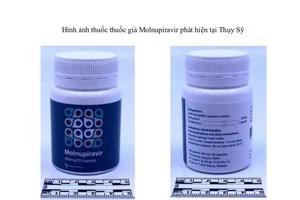 Phát hiện thuốc Molnupiravir giả tại Thụy Sĩ có nhãn tiếng Việt 