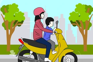 Bé gái 4 tuổi vỡ xương sọ do vặn tay ga xe máy 