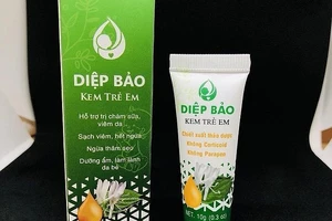 Bộ Y tế thông tin về kem Diệp Bảo bôi da trẻ em bị FDA Mỹ thu hồi