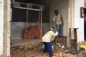 Kỹ sư bày chiêu cho gia chủ làm bậc thềm bao đẹp