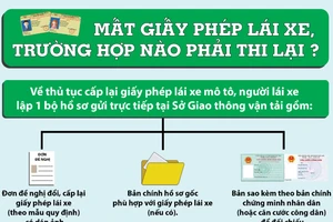 Mất giấy phép lái xe, trường hợp nào phải thi lại?
