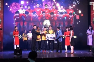 Clip:Giây phút đăng quang Fair Play của Futsal Việt Nam