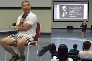 Clip: GS Thành nói gì về việc mặc quần cộc dạy học?