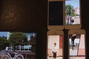 Độc đáo màn ghép video xuyên điện thoại, máy tính