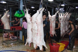 Chờ 'bấm nút' xóa giết mổ heo thủ công