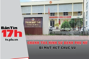 Chánh tòa hình sự đánh phụ nữ bị mất hết chức vụ