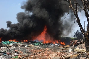 Vụ cháy ở Bình Chánh có thể do người dân đốt rác