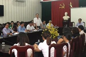 Đối thoại với Trường Mầm non Phú Mỹ và đại diện phụ huynh