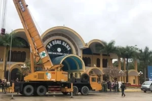 Công tác chuẩn bị thượng đỉnh Mỹ-Triều ở ga Đồng Đăng