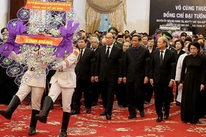 Lễ viếng Đại tướng Lê Đức Anh tại TP.HCM