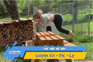 Video: Kỳ lạ cô gái thích chạy, nhảy như ngựa