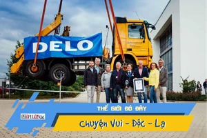 Video: Nhấc xe tải 17,5 tấn suốt 1 giờ bằng keo dính