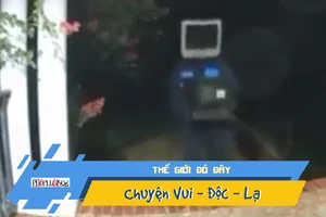 Kỳ lạ người đàn ông 'đầu' TV viếng thăm nhà dân mỗi đêm