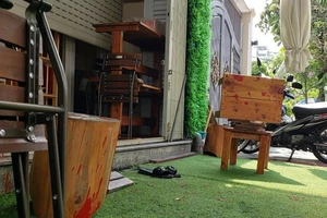 Hình sự ráo riết truy xét hai đối tượng tạt sơn, mắm tôm