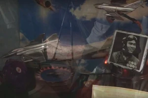 Mô hình bắn rơi máy bay Mỹ của ông Bảy phi công