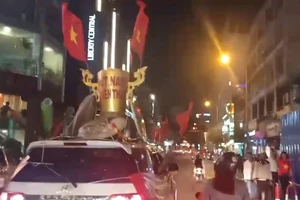 Muôn kiểu ăn mừng chiến thắng của CĐV TP.HCM