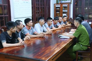 Bắt nhóm đánh bạc dưới hình thức bầu cua