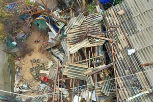 Lý Sơn: Gió giật cấp 13, dân phải xuống hầm tránh bão