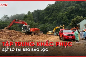 Video: Cập nhật hiện trường vụ sạt lở ở đèo Bảo Lộc đến trưa 31-7