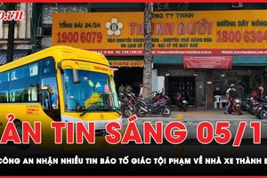 Bản tin sáng 5-11: Bộ Công an: Nhận nhiều tin báo tố giác tội phạm về nhà xe Thành Bưởi