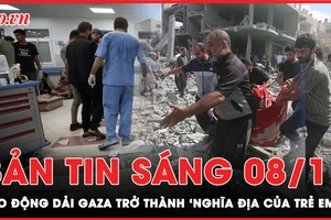 Bản tin sáng 8-11: Liên hợp quốc báo động Dải Gaza đang trở thành ‘nghĩa địa của trẻ em’