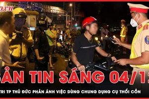 Bản tin sáng 4-12: Cử tri phản ánh dùng chung dụng cụ thổi nồng độ cồn gây mất vệ sinh