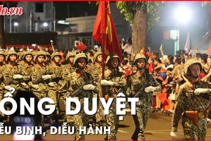 Trực tiếp: Tổng duyệt diễu binh, diễu hành cấp Nhà nước chào mừng đại lễ 30-4