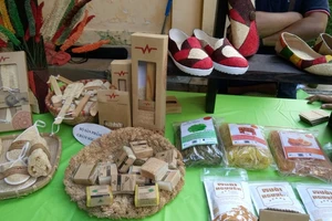 Khởi nghiệp 'lạ' từ... thời trang xơ mướp, rau má