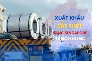  Singapore nhập khẩu sắt thép Việt Nam tăng 56 lần