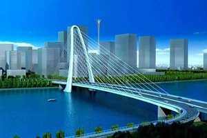 Cầu dây văng nối Thủ Thiêm sẽ hoàn thành năm 2021