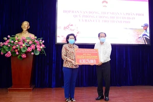 TP.HCM: Hơn 41 tỉ đồng hỗ trợ mua thiết bị y tế chống dịch