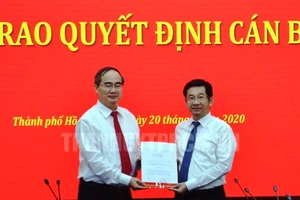 Ông Dương Ngọc Hải làm Ủy viên Ban Thường vụ Thành ủy TP.HCM