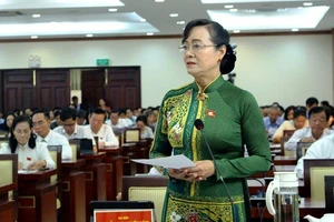 Đại biểu Nguyễn Thị Quyết Tâm, nguyên Chủ tịch HĐND TP.HCM. Ảnh: LÊ THOA