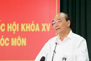 Chủ tịch nước: 'Hóc Môn phải thành quận đô thị sinh thái'