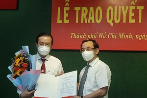 Ông Lê Văn Minh làm Bí thư Quận ủy quận 10