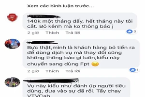 Dân cư mạng dậy sóng trước sự thay đổi kênh của VTVCab